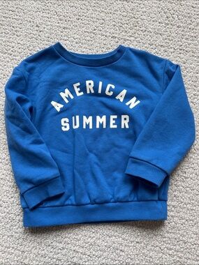 American Summer Blue Kids Sweatshirt